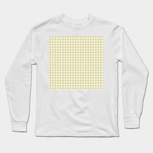 Tau Small Gingham by Suzy Hager Long Sleeve T-Shirt